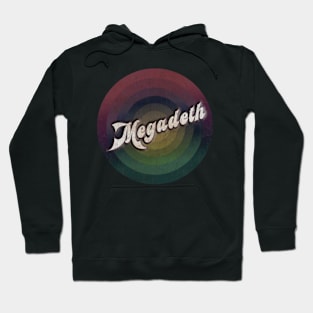 retro vintage circle Megadeth Hoodie